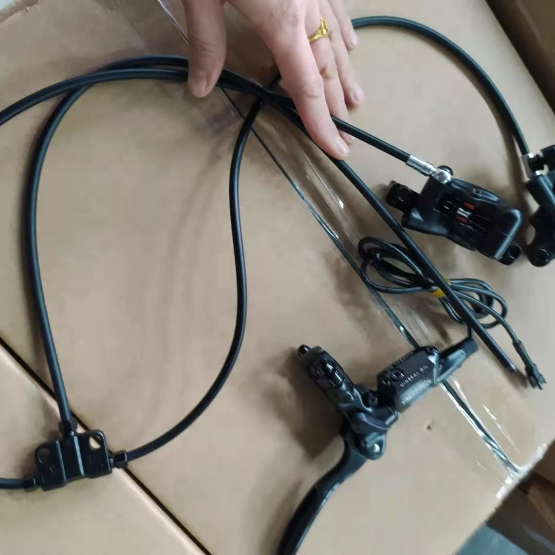 TRKTRO Dual Piston Twin Caliper Hydraulic Disc Brake E-bike Forged Aluminum Disc Brake HD-E525 For 1 Set