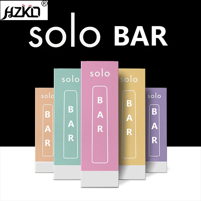 Оптовая продажа 2021 Лидер продаж 28 цветов коробка 100% оригинальный соло бар 600 f Быстрая доставка