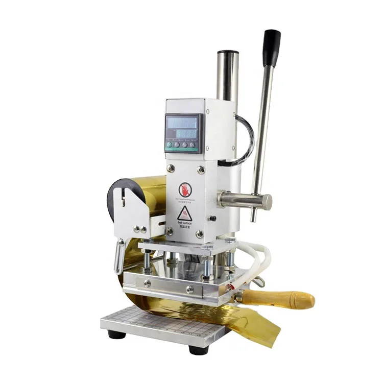 Diy Name Gold Foil Digital Leather Logo Embossed Hot Stamping Machine For Leather Phone Case