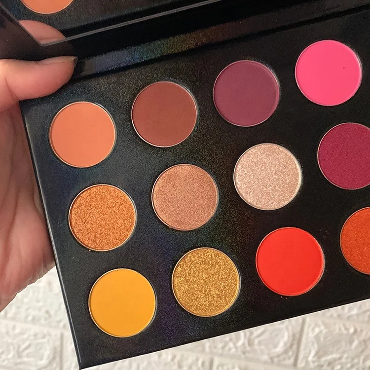 
Private Label Cardboard Loose Pigment Cosmetic Glitter Custom Logo OEM Natural Eye Shadow 