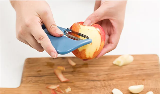 DG-9328 Grater Garlic Grinder Pizza Cutter Bottle Opener Vegetable Peeler Space Saving Cooking Tools 5 Piece Kitchen Gadget Set