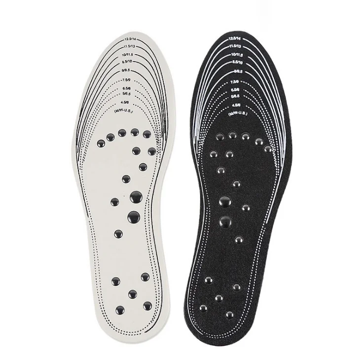 Unisex Acupressure Foot Massage Magnetic Felt Insoles For Loss Weight