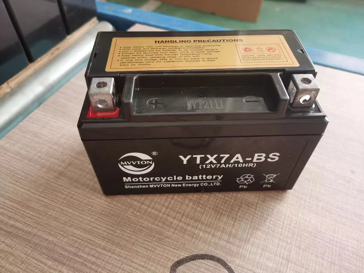 High Quality Lithium Ion  YTX7A-BS Battery 12v 7ah/10HR Lifepo4 Battery for Motorcycle Solar Controller Toy Car