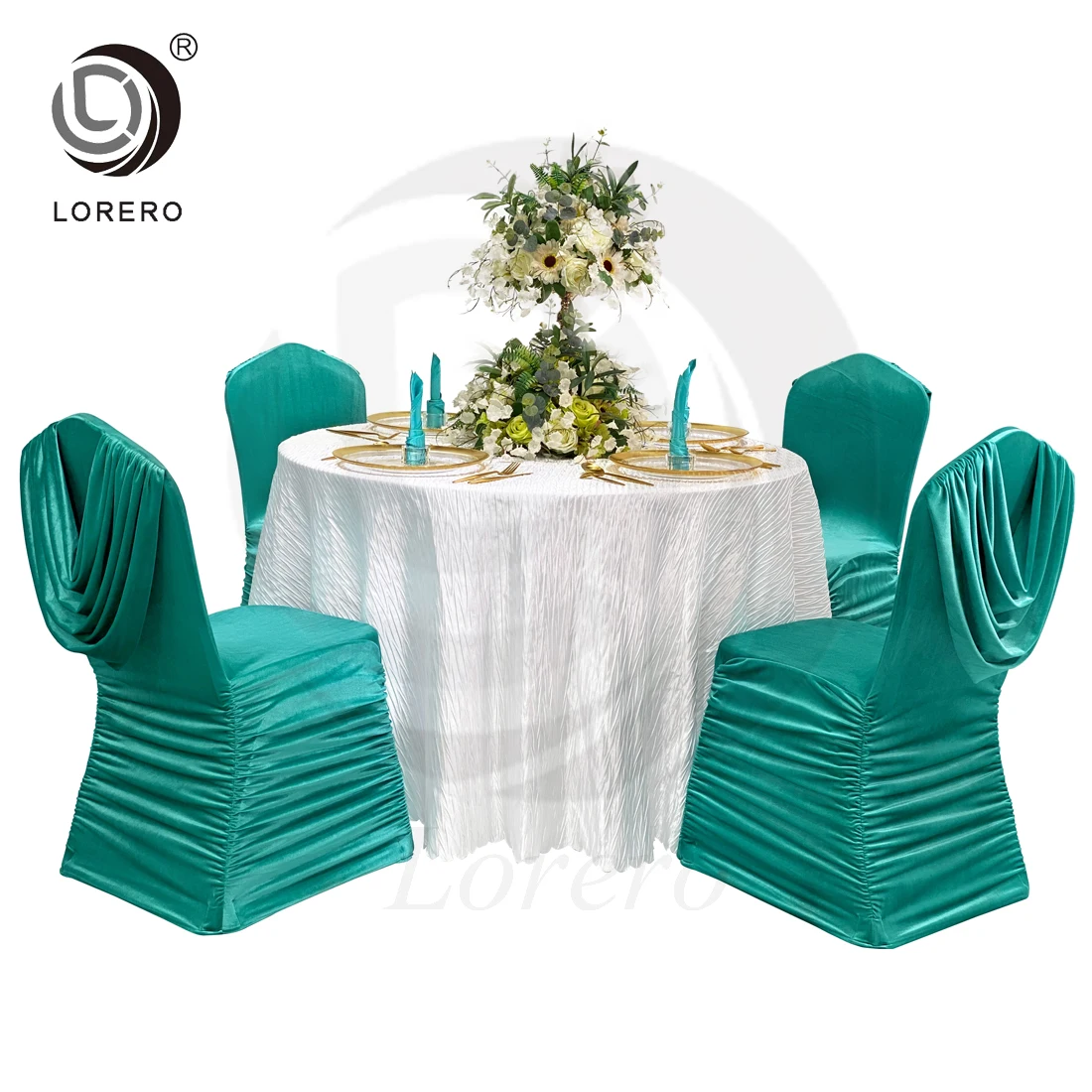 Cheap factory polyester white wedding home hotel banquet party table cloths