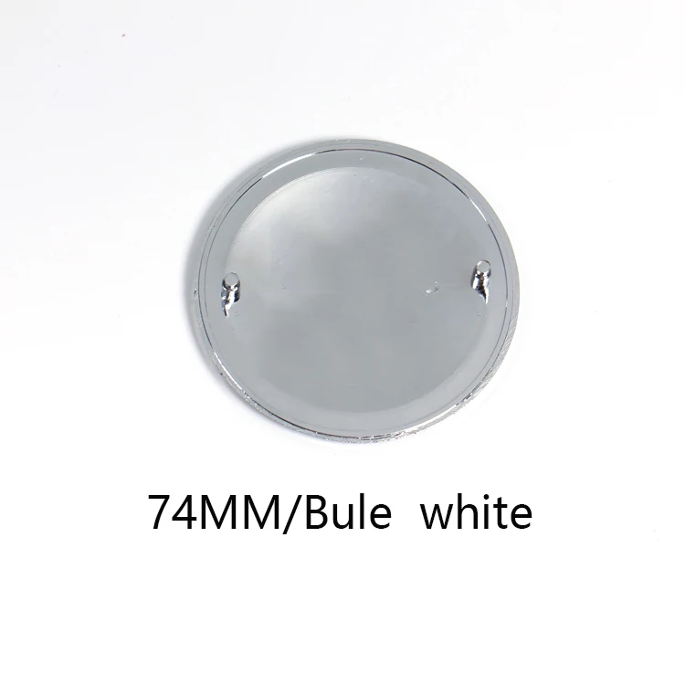 for BMW BZ Tesla Car logo 82MM 74MM 50th Anniversary Car front hood emblem logo rear trunk badge