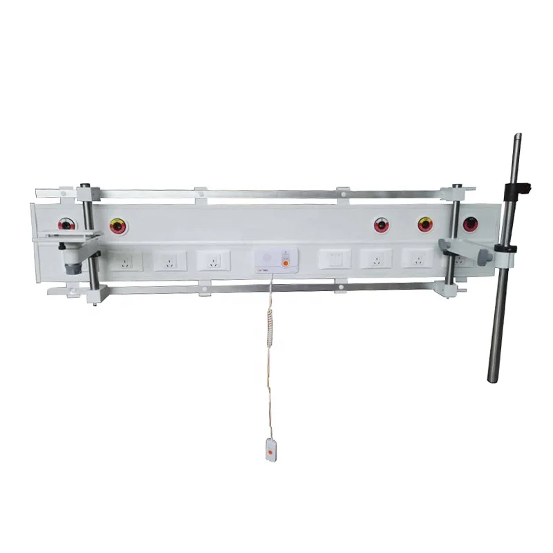 Medical Gas Equipment Type Bed Head Unit with Up & Down Rail System medical bedhead trunking