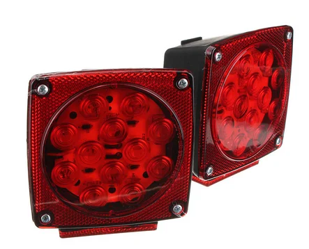 HST-20405 80 LED Tail Lights 24V Red Rear Lamp Universal  12V Combination Tail Lights Fit For Truck Tractor Trailer