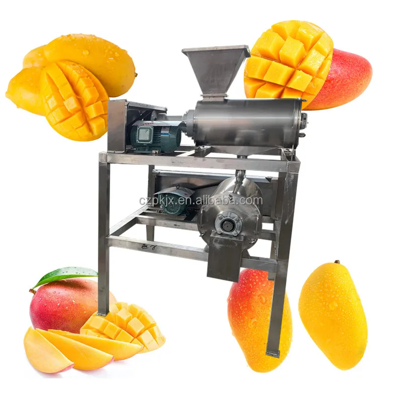 Strawberry Juice Making Strawberry Juicer Pulp Machine Watermelon Pulping Machine Lichi Fruit Pulp Processing Machine