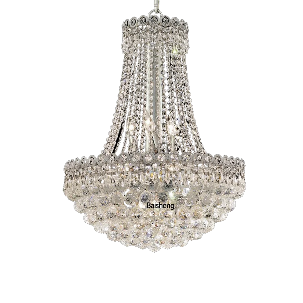 
french crown queen crystal chandelier treo lestenec karaihe kirikiri european style lamp for home decoration suspension lamp 