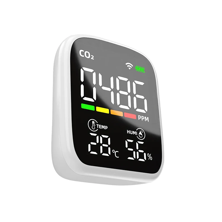 2023 New Arrival Smart air quality temperature and humidity control carbon dioxide co2 meter monitor For Europe market