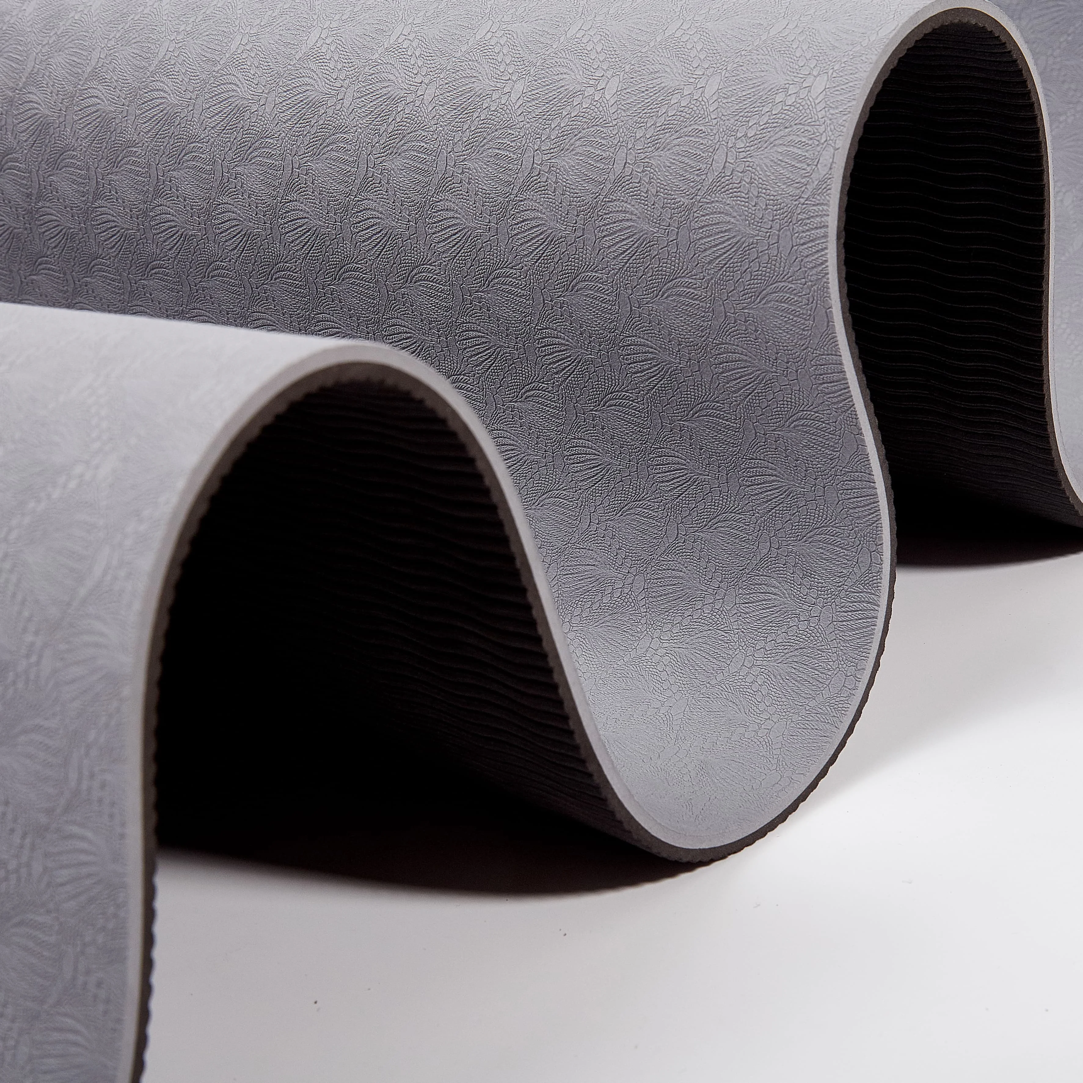 MOWIN Tpe fitness yoga mat custom logo eco friendly instructional tpe double layers yoga mat