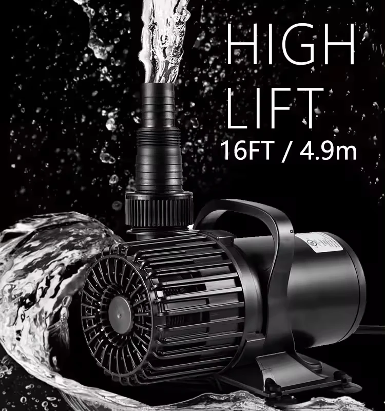 Freesea 150W-230W AC DC 24V 36V высокий поток Профессиональный фонтан погружной водяной насос рыбий пруд и бассейн 120V