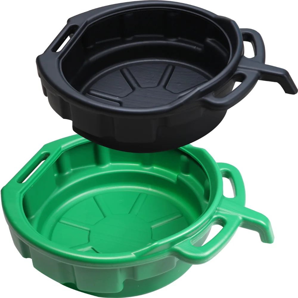 Oil Drain Pan 10 Litre PE Plastic Fluid Oil Drip Tray Auto Tools
