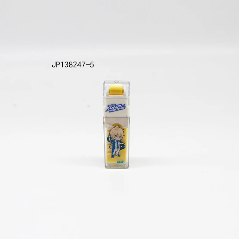 Kawaii stationery racing Cartoon Creativity Student Eraser cute stationery Supplies racing series Roller Eraser for ki