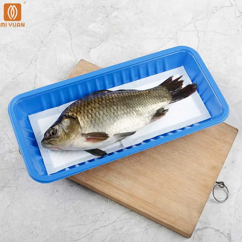 130*90mm Supermarket Factory price  Whole sale disposable high quality soaker paper absorbent tray pad for meat seafood fruit
