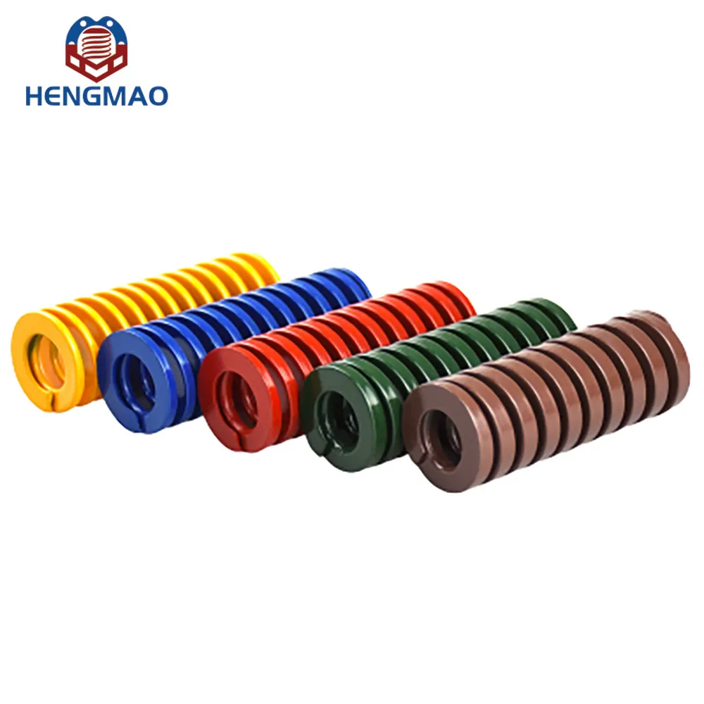 Stock Metric Color Heavy Duty Flat Head Die Springs For Trimming and Stamping