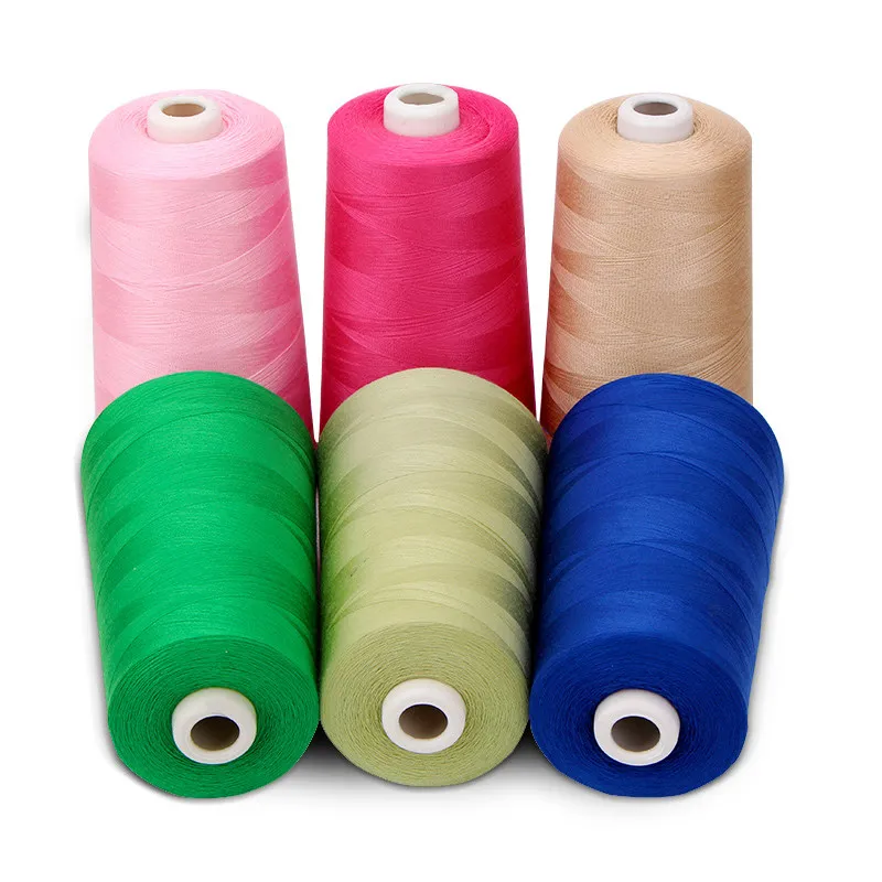 Высококачественная швейная нить TKT120 tex27 40S/2 цвета из 150 полиэстера 200 г 100% по заводской цене