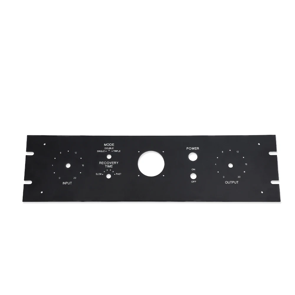 Front Panel Amplifier Precision Custom Sheet Metal Screen Laser Cutting Bending Service Aluminum Box Brushed Panel Silk 1pcs