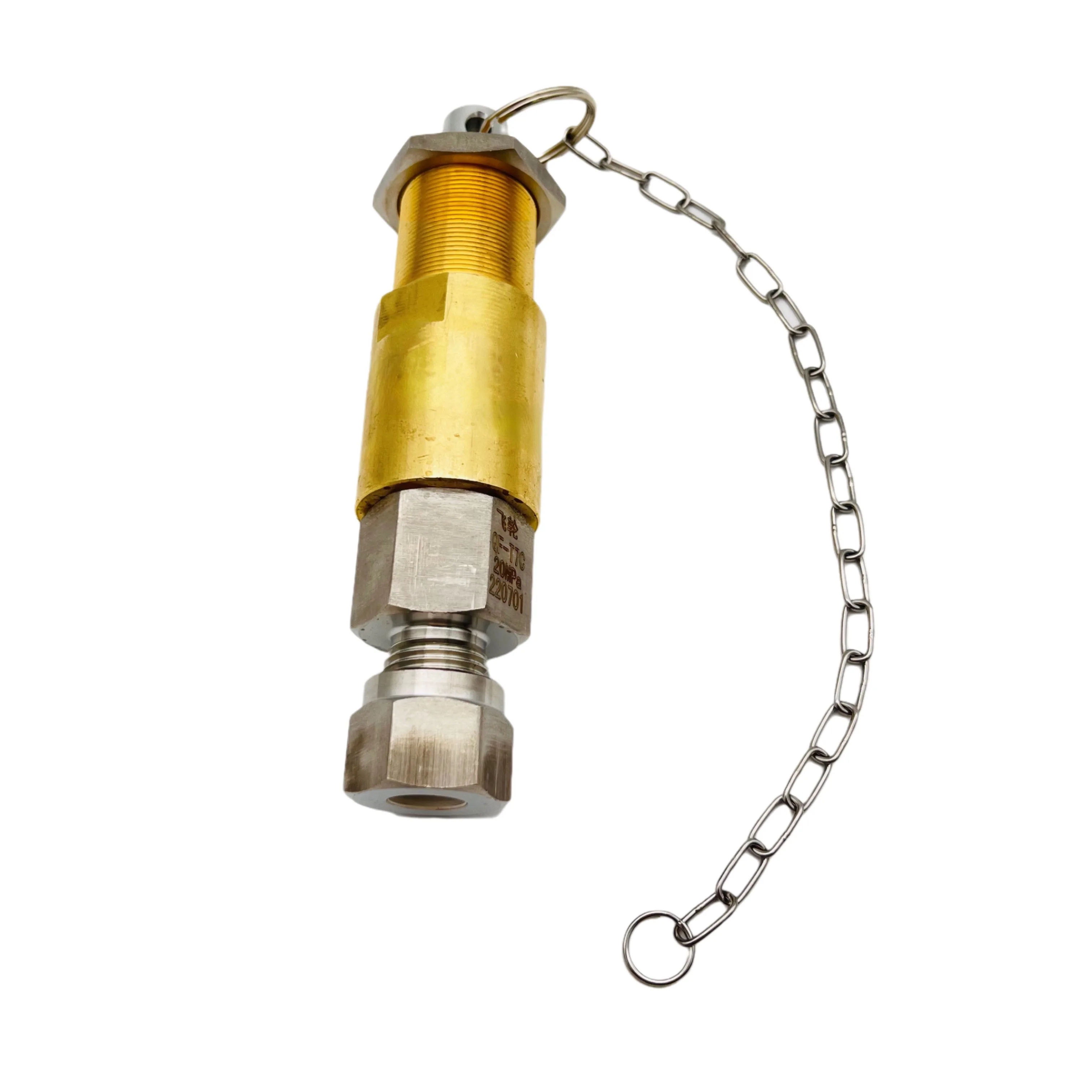 Factory Price High Selling and High-quality QF-T7C CNG Shutoff Valve 20MPa DN4 CNG Brass Natural Gas Shutoff Valve