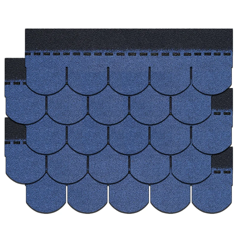 Fish scale type jingda china factory quality warranty color sand covering asphalt shingles roof tile