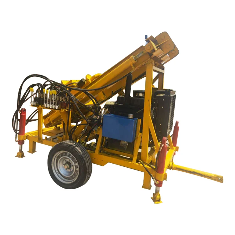 Коммерческая буровая установка 200 м для бурения камней и скважин 100 м буровая установка для водяных скважин