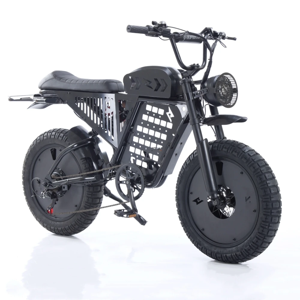 20 Inch Fat Tire 48v Electric Hybrid Road Bike New Trend E Bicycle with 1500W Motor and Long Range Lithium Battery in down Tube