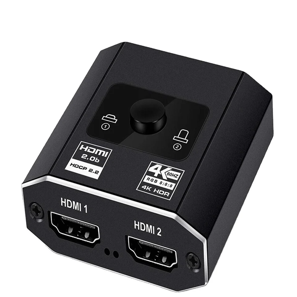 Переключатель HDMI 4K Bi-Direction HDMI2.0 HDMI переключатель 1x2 2x1 адаптер 2 в 1 выход конвертер для PS4 PS5 TV Box HDMI сплиттер