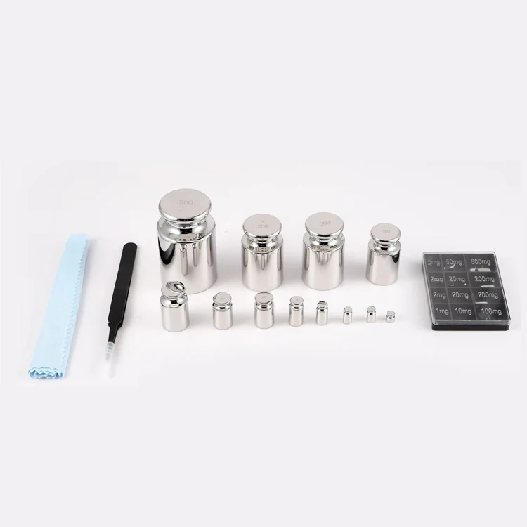 1000g calibration weight stainless steel adjustment balance weight set