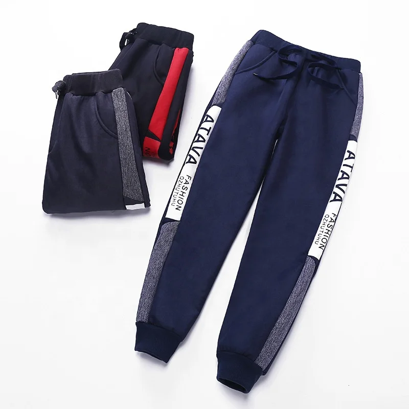 Custom Made Stylish Fitness Sport Wear Winter Warm Jogger Trousers Boys Gym Jogging Track Kids Child Sports Pants