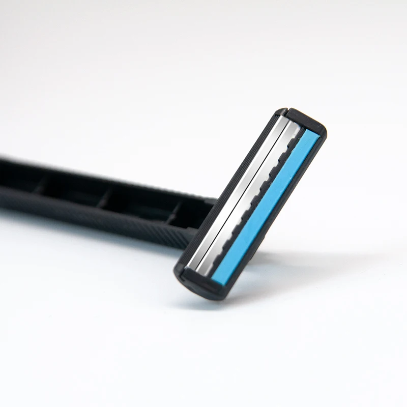 Gememe Widely Used Two Blade Disposable Shaving Razor With Lubricant Strip