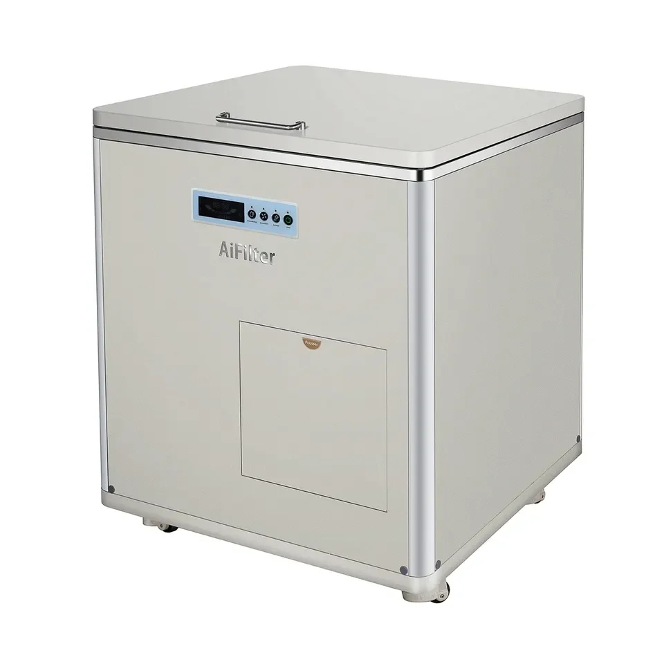 AiFilter Large Electric Household Kitchen Composite Bin Stainless Steel Waste Composing Machine for Food Recycling for Hotels