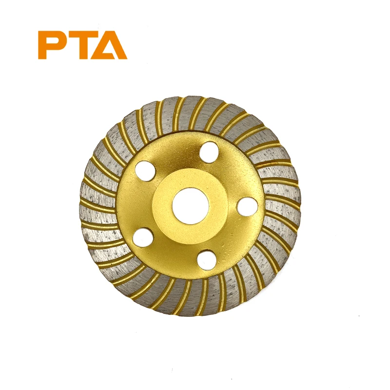 80-180mm Turbo Rim Diamond Grinding Disc Cup Wheel for Stone Granite Marble Concrete Tile