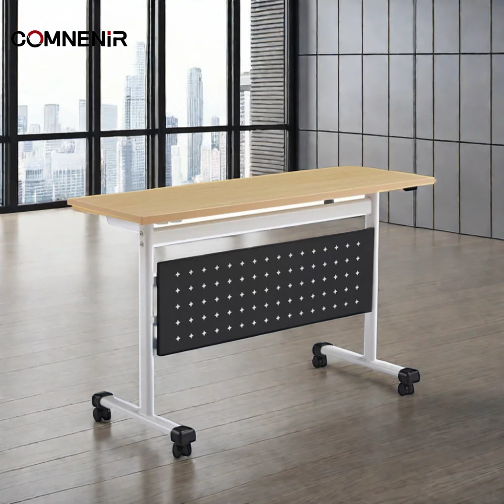 Customizable Contemporary Folding Training Table with Chair for School & Conference Rooms Direct from Factory