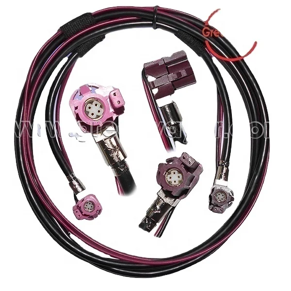 4 Pin connector angle GPS Antenna automotive wiring harness connector wire automobile wiring