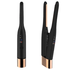 Supplier New Trend Korea Rechargeable Small Unplugged Hair Straightener Customized Titanium Mini Hair Wireless Flat Iron