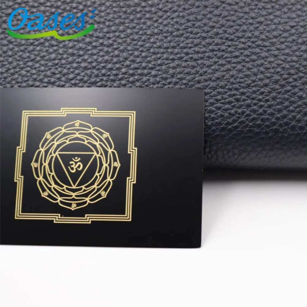 Low MOQ Matt Black Smart Programmed RFID Metal NFC Card