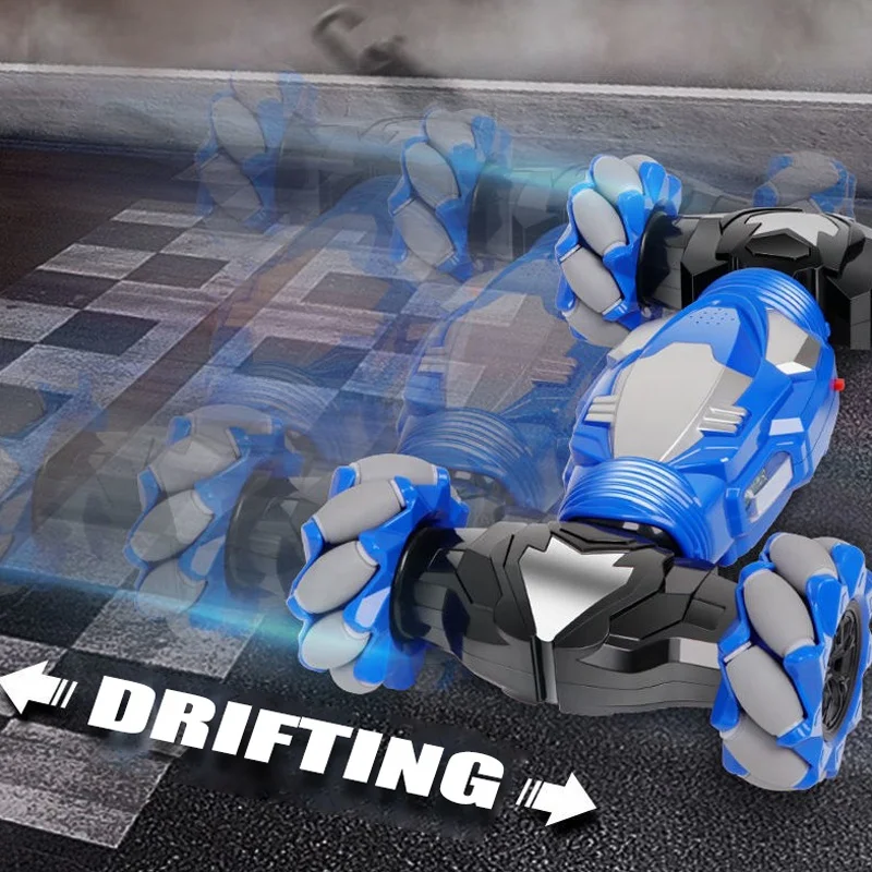 1:16 9CH 4x4 Hand Gesture Remote Control Double Sided 360 Degree Racing RC Skidding Stunt Car Toy with High Speed