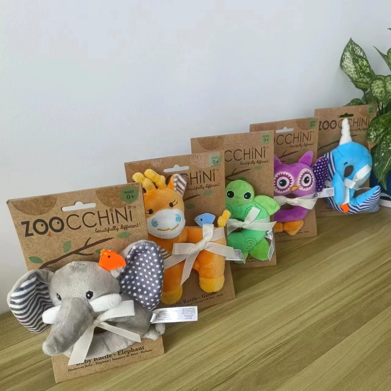 High Quality Plush Toy Giraffe Rattle For Baby Baby Rattle Squeaky Toy