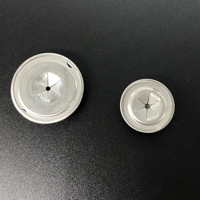 Galvanized/Aluminum/Low Carbon Steel Dome Cap Washer with self adhesive insulation pins
