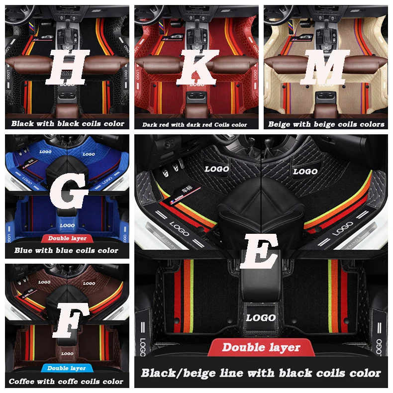 2023 High Quality Car Mats For Mercedes Benz  C / G / S / A Class E Class GLK GLE  Car Floor Mats