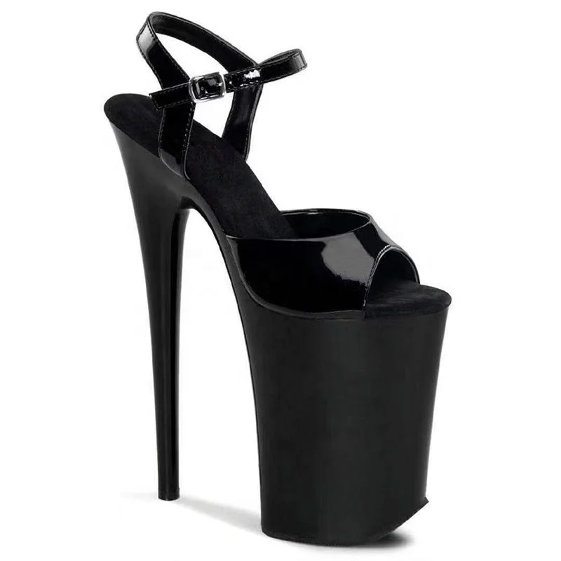 Sexy pointed shoes 23cm super high heel waterproof platform
