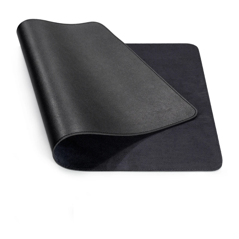 customize Large Desk Pad Double-Sided Desk Mat Mouse Pad PU Leather