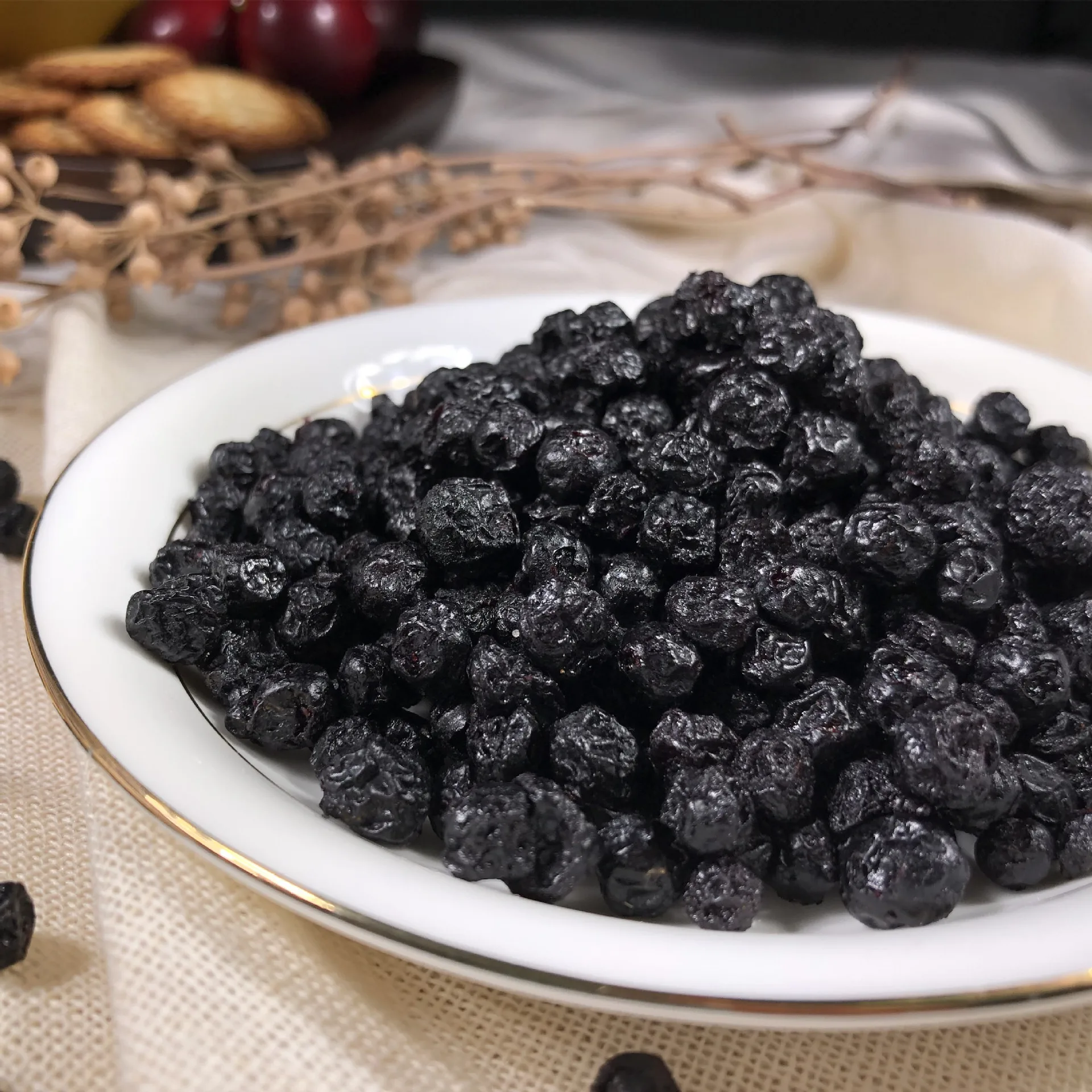 Wholesale Organic Dried Blueberries Unsweetened Dried Blueberries For Sale