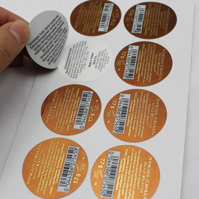
Custom Adhesive Round Double Layer Stickers Multi-layer Sticky Labels Customized Finishing Accept Sample Provided Negotiable OEM 