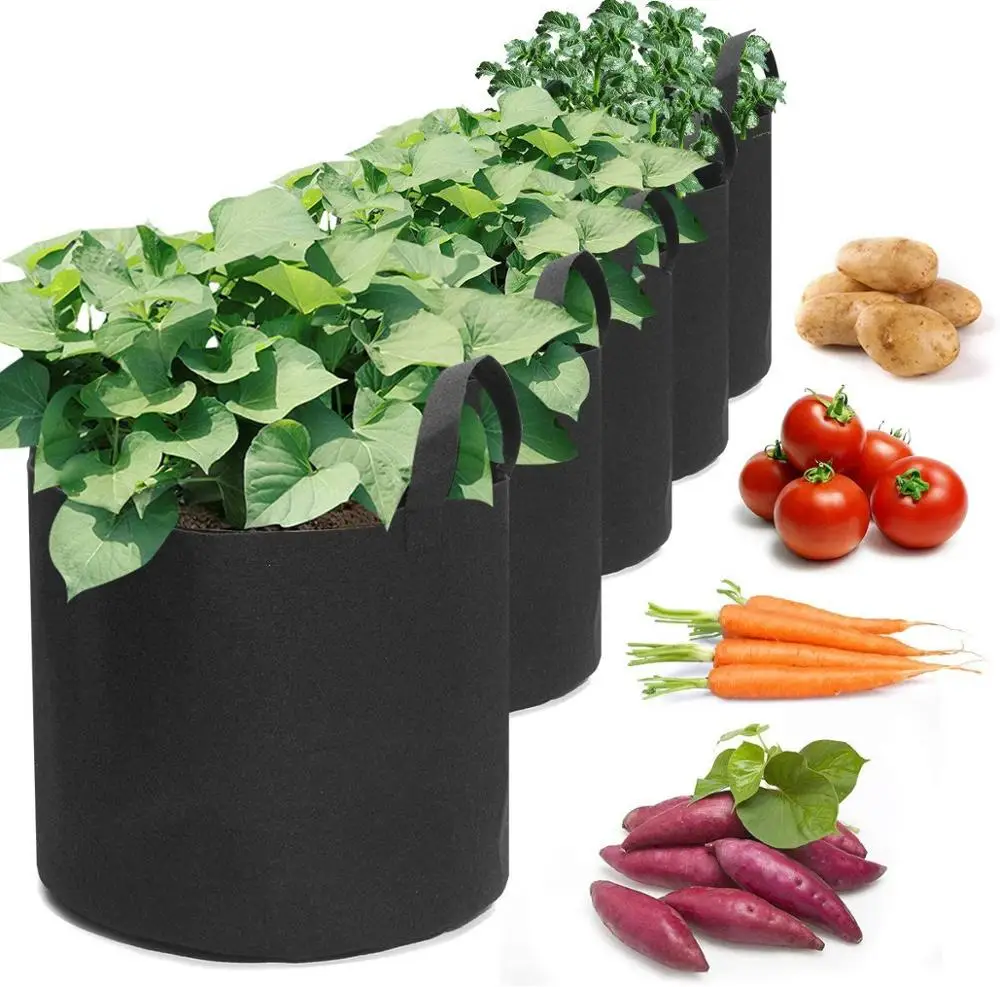 2/3/5/7/10 галлонов плантатор посева семян овощей цветочный горшок плантатор картофеля горшок-плошка завод Войлок уличные цветочные горшки