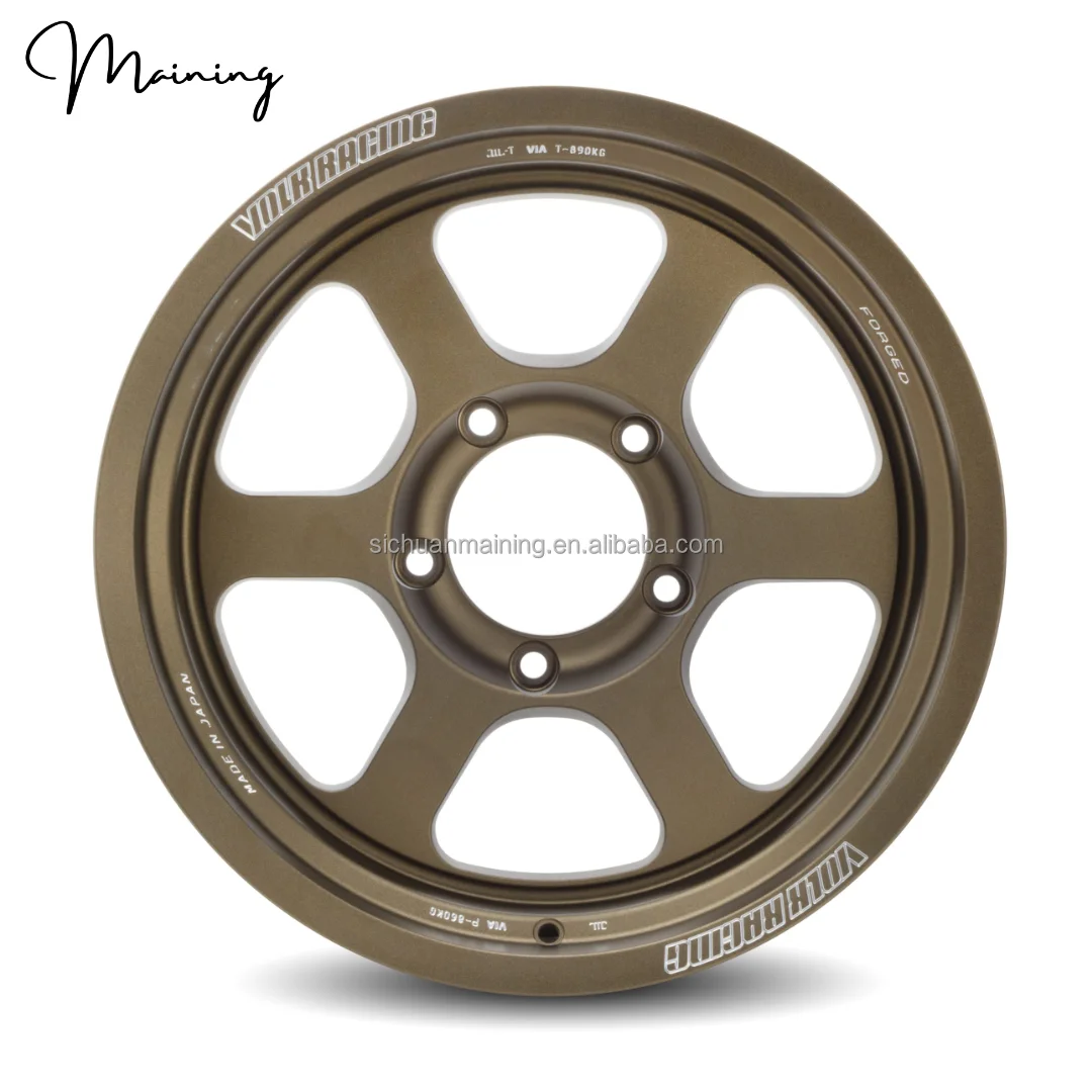 17x8.5J ET0 6x139.7 Rims For Chevrolet Ford Toyota Offroad Wheels TE37XT