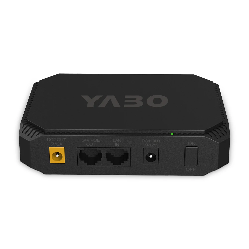 UPS POE4103 DC Выход 5V 2A 9V 12V POE 24V Портативный блок питания литиевая 18650 LAN вход Mini