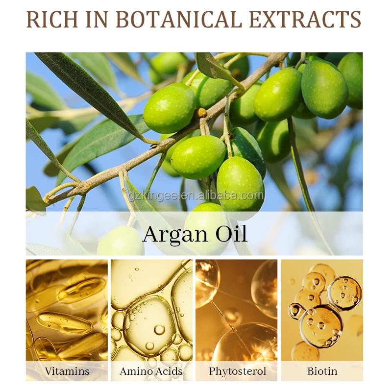 Color Protection Organic Argan oil Hair Mask Hair Shampoo Morocco Oil Set Rich Vitamin Amino Acids Daily Home Use Formula 1000ML