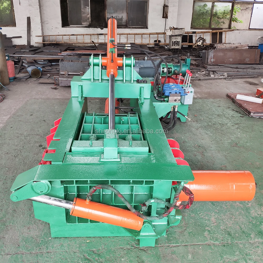 factory heavy duty automatic metal Press Machine scrap metal pack baler machine 125tons waste Metal Baling machine