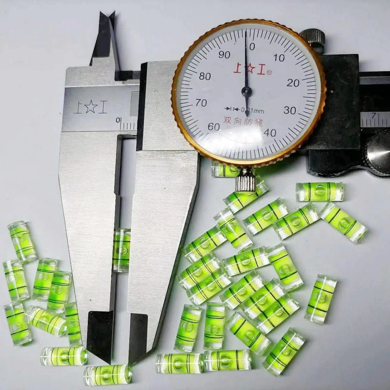 High Quality Plastic Circular And Tubular Bubble Levels Various Type Small Acrylic Bubble Spirit Level Vials